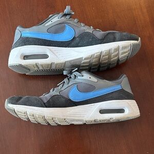 Nike Gray and Blue Air Max SC Men's Sneakers